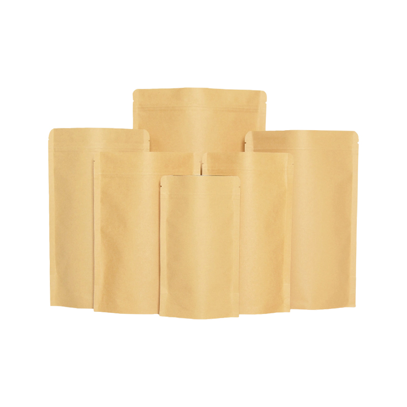 Selbststehender Verpackungsbeutel aus Kraftpapier